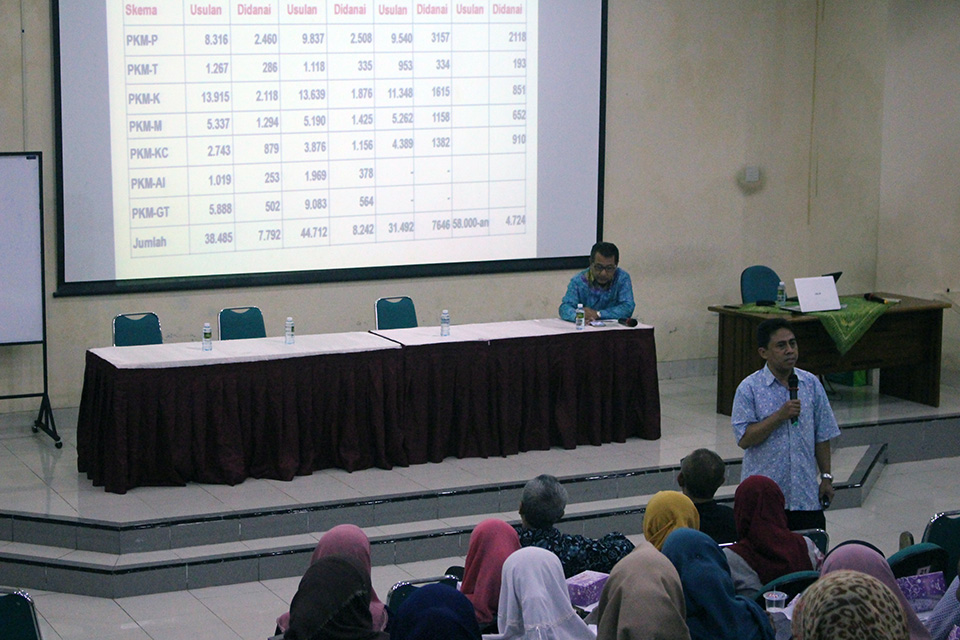 Prof. Ahmad Fauzy, Ph.D. Memberikan Materi PKM pada Workshop Soft Skill Mahasiswa Prodi PAI
