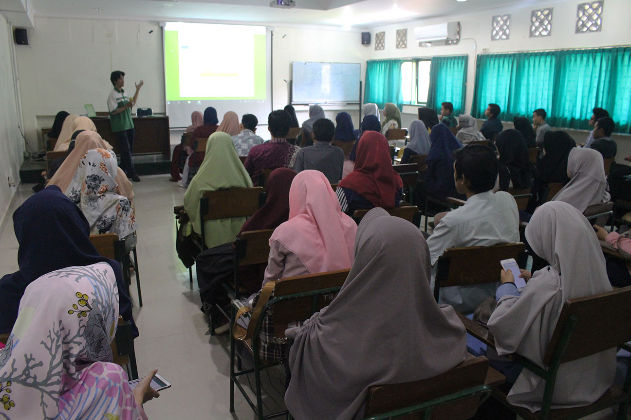 Sosialisasi yang dihadiri oleh Mahasiswa Prodi PAI angkatan 2018 yang dilaksanakan di Ruang Kelas FIAI (Mft)